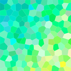 Lovely abstract illustration of green, yellow and lapis lazuli bright Middle size hexagon. Useful background for your prints.