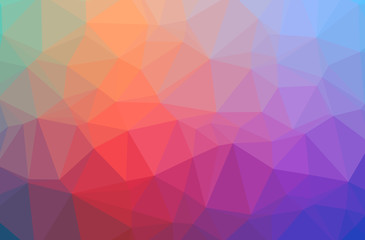 Illustration of abstract Purple, Red horizontal low poly background. Beautiful polygon design pattern.