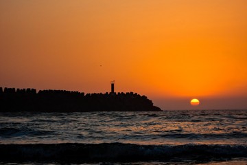 Fototapeta premium Sunset on the sea