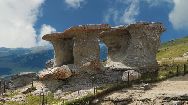 Old women rocks (Babele) in Bucegi mountains, Romania