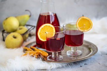 glass of orange juice