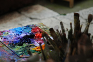 Colours of a painter