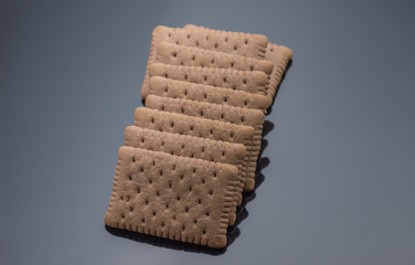 Brown biscuits cracker,, French Petit Beurre, Butter Biscuit
