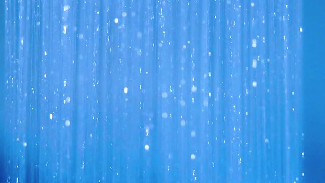 Faling water drops.