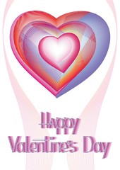 Image for postcards, posters Happy Valentine's Day