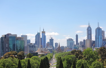 Fototapeta premium Cityscape Melbourne Australia