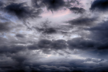 Obraz premium Dark storm clouds cloudscape