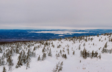 Panoramic overview from Zyuratkul Mountain