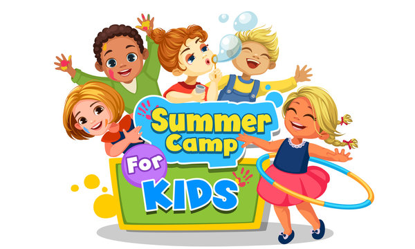 Summer camp illustration