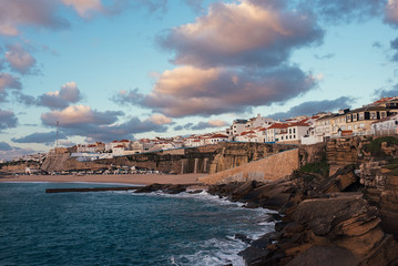  View of Ericeira village in Portugal.