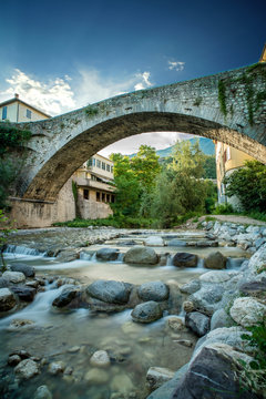 Toscolano Maderno Br&uuml;cke Fluss