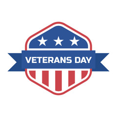 happy veteran's day for american veteran. vector illustration