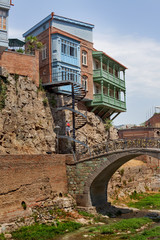 Инжирное ущелье в центре города Тбилиси. Грузия.