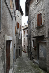 Fototapeta na wymiar Old street Italy