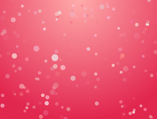 circles particle on pink background. valentine background.