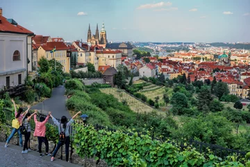 Foto auf Acrylglas Antireflex Aussicht auf Prag © ArTo