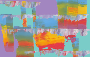 Colorful abstract background. Isolated texture of oil paint. High detail & resolution.