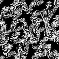 golden palm leaf illustration