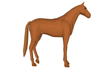 Fototapeta na wymiar animal horse