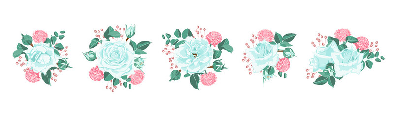 Roses Bouquet For Rustic Wedding Design.