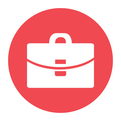 Suitcase - Vector icon. color icon.