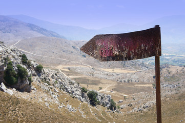 Montagne Cretesi con Freccia