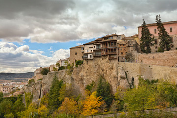 Obraz premium Casas Colgadas, Cuenca, Spain