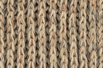 Texture of knitted sweater (scarf) background