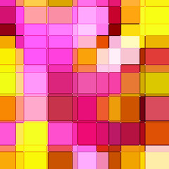 Chaos of colored figures
