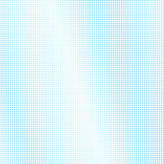 The background of raster semitone of turquoise  dots on the white for text, banner, poster, label, sticker, layout.