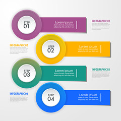 Fototapeta na wymiar Business Infographics design template illustration