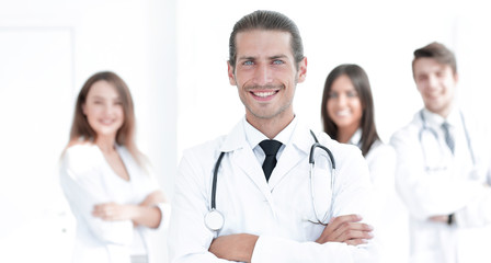 Fototapeta premium practitioners of his colleagues