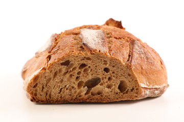 bread isolated on white background