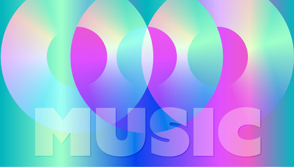 Cover with discs and caption.