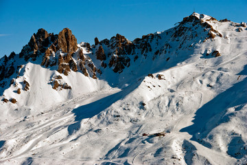 Meribel Les Trois Vallees 3 Valleys ski area French Alps France