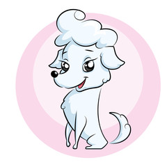 Cute smiling dog
