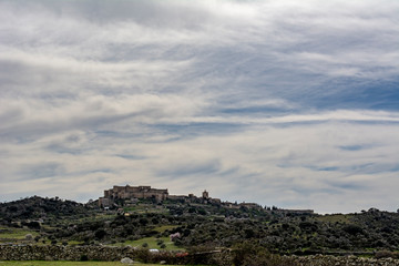Fototapeta na wymiar View of Trujillo Village, Caceres, Spain