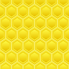 Abstract geometrical seamless background consisting of hexagons.