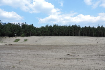 A view of the Błędów Desert