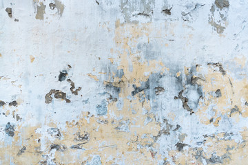 Close up abstract or texture of old cracked concrete wall for background
