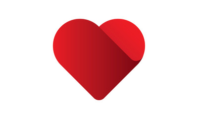 Heart icon vector