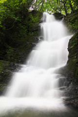 Onobuchi Falls in Ukiha, Fukuoka, Japan