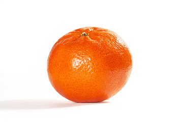 tangerine, tangerine slice on white background. tangerine on a colored background. tangerine on green and red background. falling, soaring, wet. Close up. macro mode. orange on white background