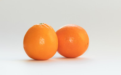 Orange. Isolated. Vitamin. White. Fruit