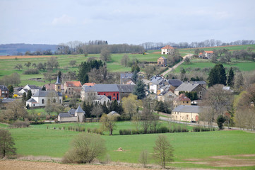village campagne rural vert
