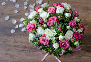beautiful bouquet of roses