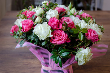 beautiful bouquet of roses