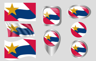 Flag of Lafayette, Indiana