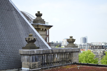 Obraz premium old houses in the city