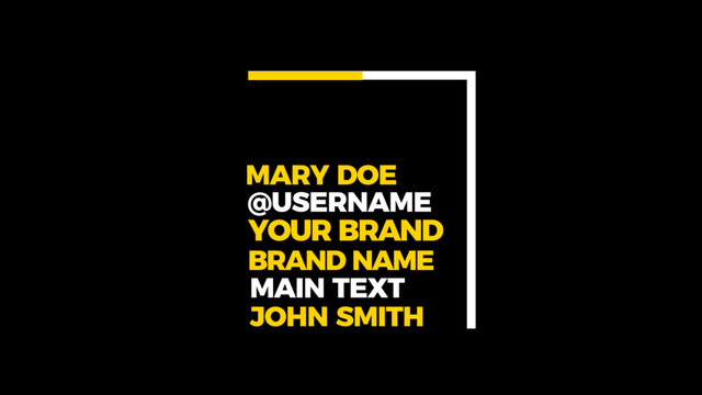 Simple Promo Title